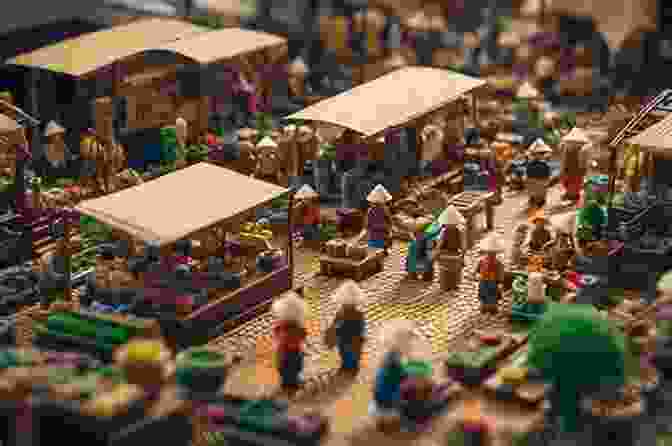 A Busy Halfling Market, Bustling With Activity As Villagers Trade Goods And Share Stories. Secret Of The Halflings: The Complete