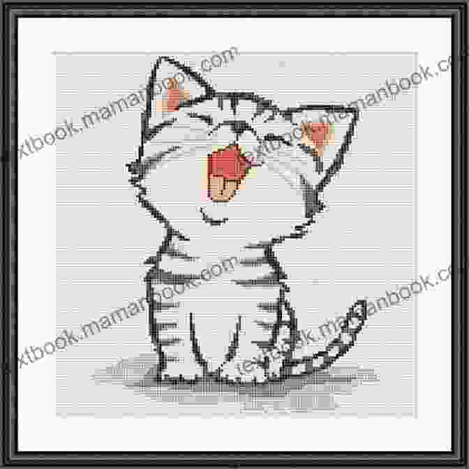 A Collection Of Kawaii Cat Cross Stitch Embroidery Designs In Various Patterns And Sizes, Showcasing The Adorable Expressions And Charming Poses Of These Beloved Feline Friends. Cute Kawaii Cats Cross Stitch Embroidery Designs