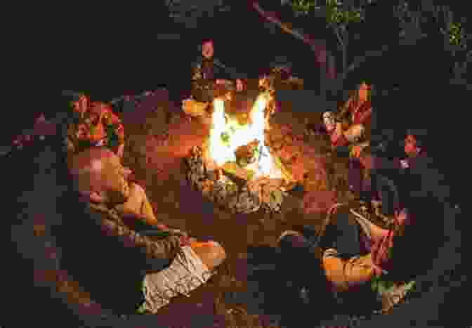 A Group Of People Gathered Around A Campfire, Listening To A Storytelling Performance The Arts And The Creation Of Mind