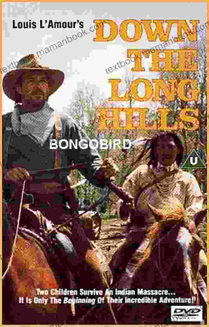 A Panoramic View Of The Rugged Landscape Depicted In Louis L'Amour's Down The Long Hills, Featuring Rolling Hills, Towering Mountains, And A Distant River Meandering Through The Terrain. Down The Long Hills (Louis L Amour S Lost Treasures): A Novel