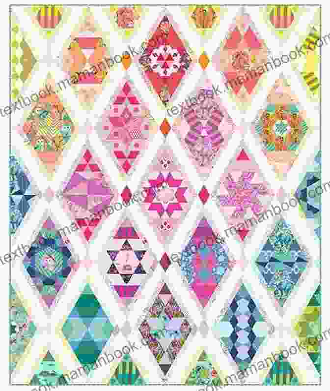 A Stunning Broken Diamonds Quilt Featuring Vibrant Fabrics And Intricate Piecing Broken Diamonds Quilt Patterns Jeanne Throgmorton