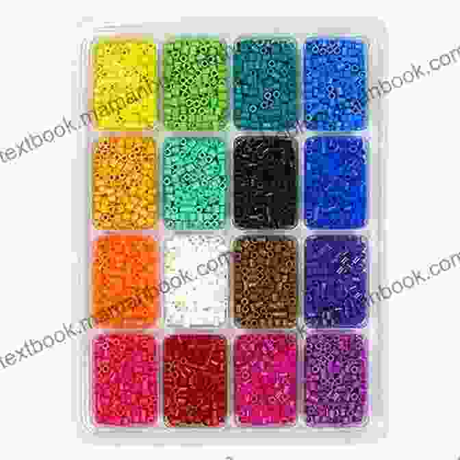 Assortment Of Colorful Perler Beads Pixel Craft With Perler Beads: More Than 50 Super Cool Patterns: Patterns For Hama Perler Pyssla Nabbi And Melty Beads