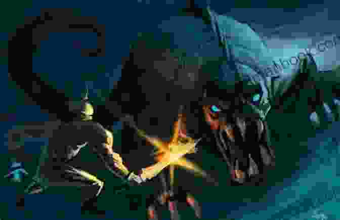 Image Of A Character Fighting A Monster Fall Of Darkness: Stones Of Amaria