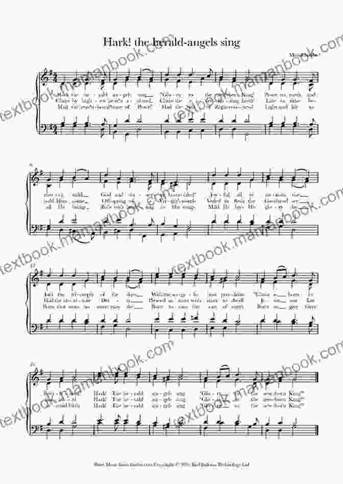 Image Of Sheet Music For 'Hark! The Herald Angels Sing' For String Quartet Viola Part Of 10 Christmas Tunes For String Quartet: Easy/Intermediate (10 Christmas Tunes For String Quartet 3)