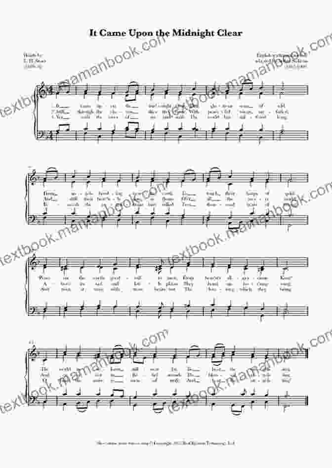 Image Of Sheet Music For 'It Came Upon A Midnight Clear' For String Quartet Viola Part Of 10 Christmas Tunes For String Quartet: Easy/Intermediate (10 Christmas Tunes For String Quartet 3)