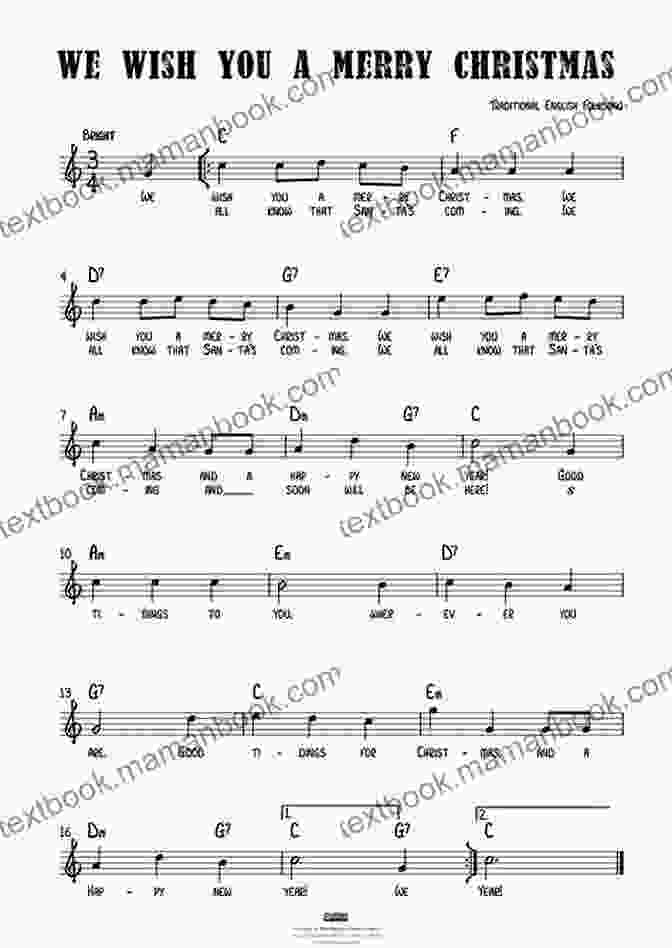 Image Of Sheet Music For 'We Wish You A Merry Christmas' For String Quartet Viola Part Of 10 Christmas Tunes For String Quartet: Easy/Intermediate (10 Christmas Tunes For String Quartet 3)