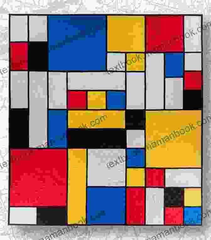 Painting By Piet Mondrian Showing Influence On Throgmorton's Quilts Big Block Quilts Jeanne Throgmorton