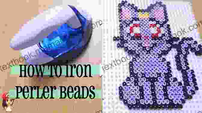 Person Fusing Perler Beads With Iron Pixel Craft With Perler Beads: More Than 50 Super Cool Patterns: Patterns For Hama Perler Pyssla Nabbi And Melty Beads