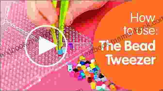 Person Using Tweezers To Place Perler Beads Pixel Craft With Perler Beads: More Than 50 Super Cool Patterns: Patterns For Hama Perler Pyssla Nabbi And Melty Beads