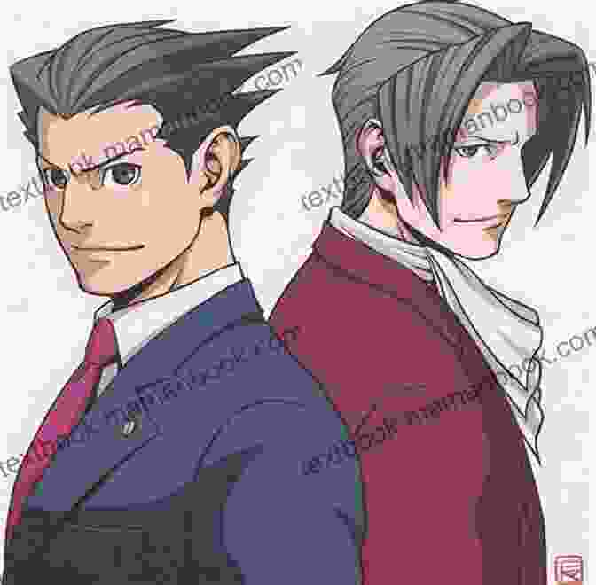 Phoenix Wright And Miles Edgeworth Exchanging Christmas Presents A Phoenix Christmas An Out For Justice Holiday (short Story)