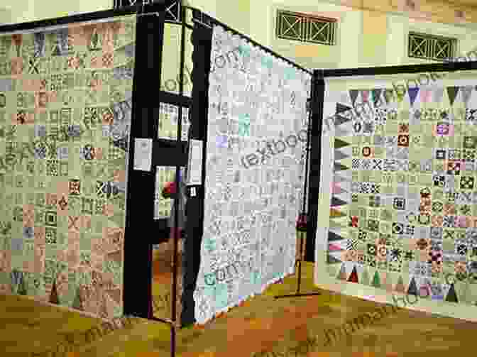 Photo From A Quilt Exhibition Featuring Throgmorton's Work Big Block Quilts Jeanne Throgmorton