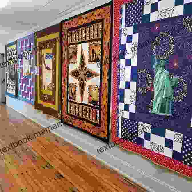 Photo Of A Quilt Displayed In A Museum Collection Big Block Quilts Jeanne Throgmorton