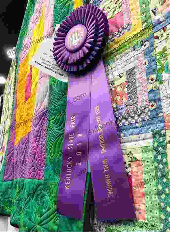 Photo Of A Quilt With A Ribbon And Award Big Block Quilts Jeanne Throgmorton