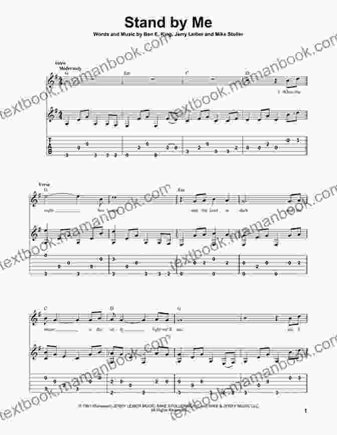 Stand By Me By Ben E. King Guitar Tablature 12 Easy Guitar Pieces I Classic Popular Song In Standard Notation Tablature And Chords For Beginners: TAB And Scores With Short Description And Chord Chart Ukulele Strum I Music Gift For Guitarists