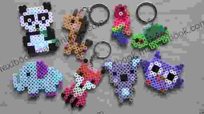 Variety Of Perler Bead Creations Including Animal Sculptures, Keychains, And Pixel Art Pixel Craft With Perler Beads: More Than 50 Super Cool Patterns: Patterns For Hama Perler Pyssla Nabbi And Melty Beads