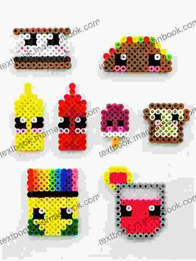 Variety Of Perler Beads In Different Colors And Patterns Pixel Craft With Perler Beads: More Than 50 Super Cool Patterns: Patterns For Hama Perler Pyssla Nabbi And Melty Beads