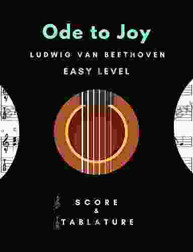 Ode to Joy Solo Guitar Easy Level Traditional Song In Standard Notation and Tablature for Beginners: TABS and Scores with short TAB description and Chord Chart Ukulele Strum Black Cover